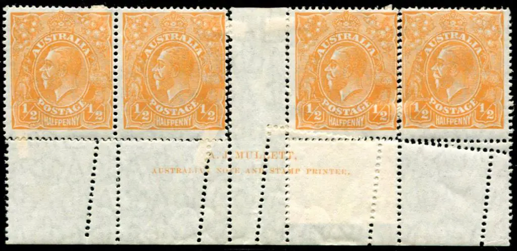 1926-30 Small Multiple Watermark Perf. 14 ½d ... Image 1++