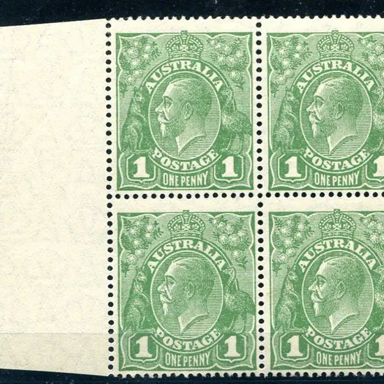 1926-30 Small Multiple Watermark Perf. 14 1d green ...
