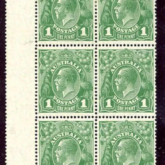 1926-30 Small Multiple Watermark Perf. 14 1d ...