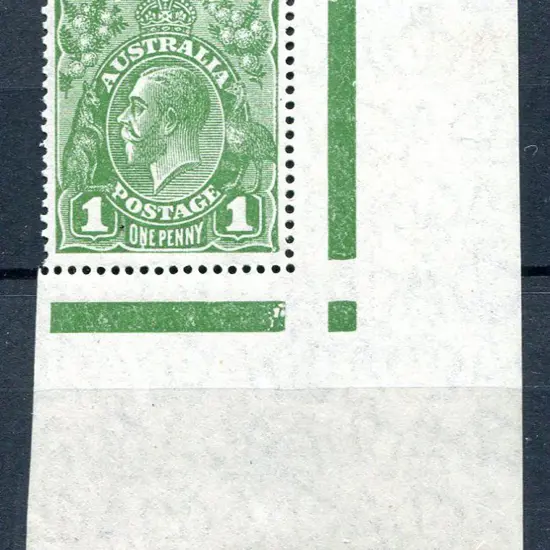 1926-30 Small Multiple Watermark Perf. 14 1d green ...