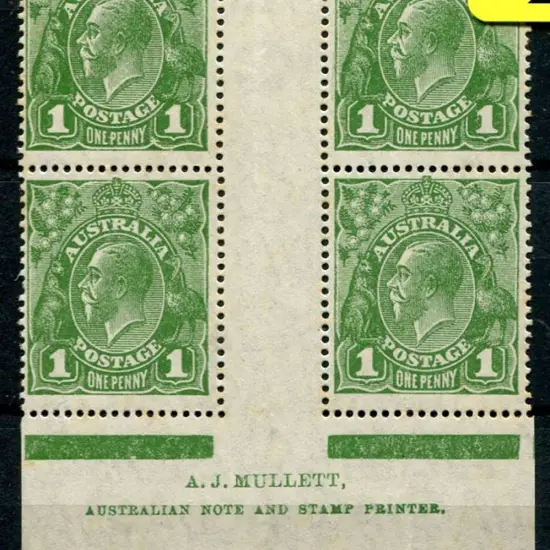 1926-30 Small Multiple Watermark Perf. 14 1d ...