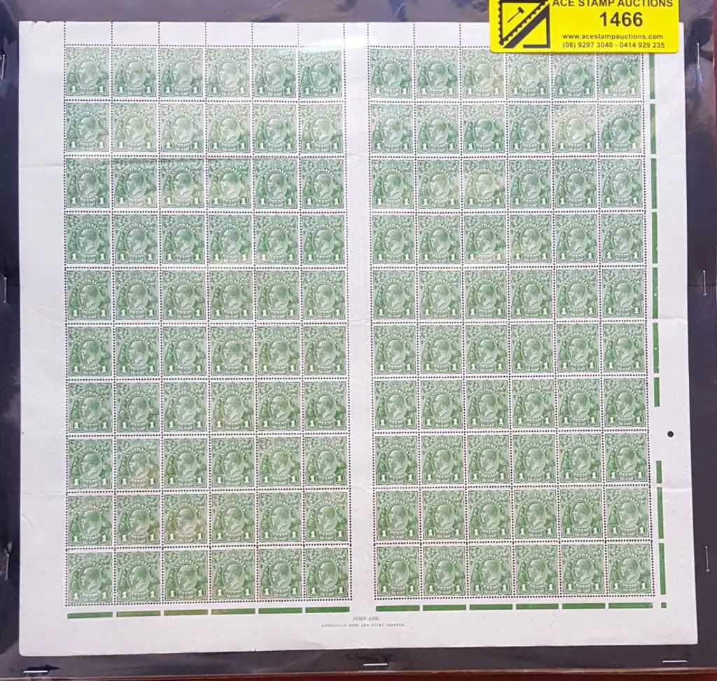 1926-30 Small Multiple Watermark Perf. 14 1d ... Image 1++