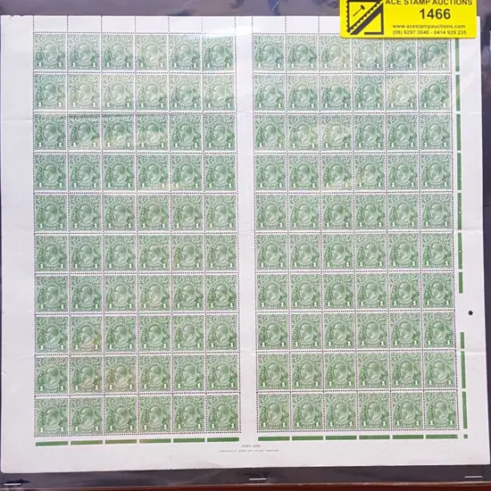 1926-30 Small Multiple Watermark Perf. 14 1d ...