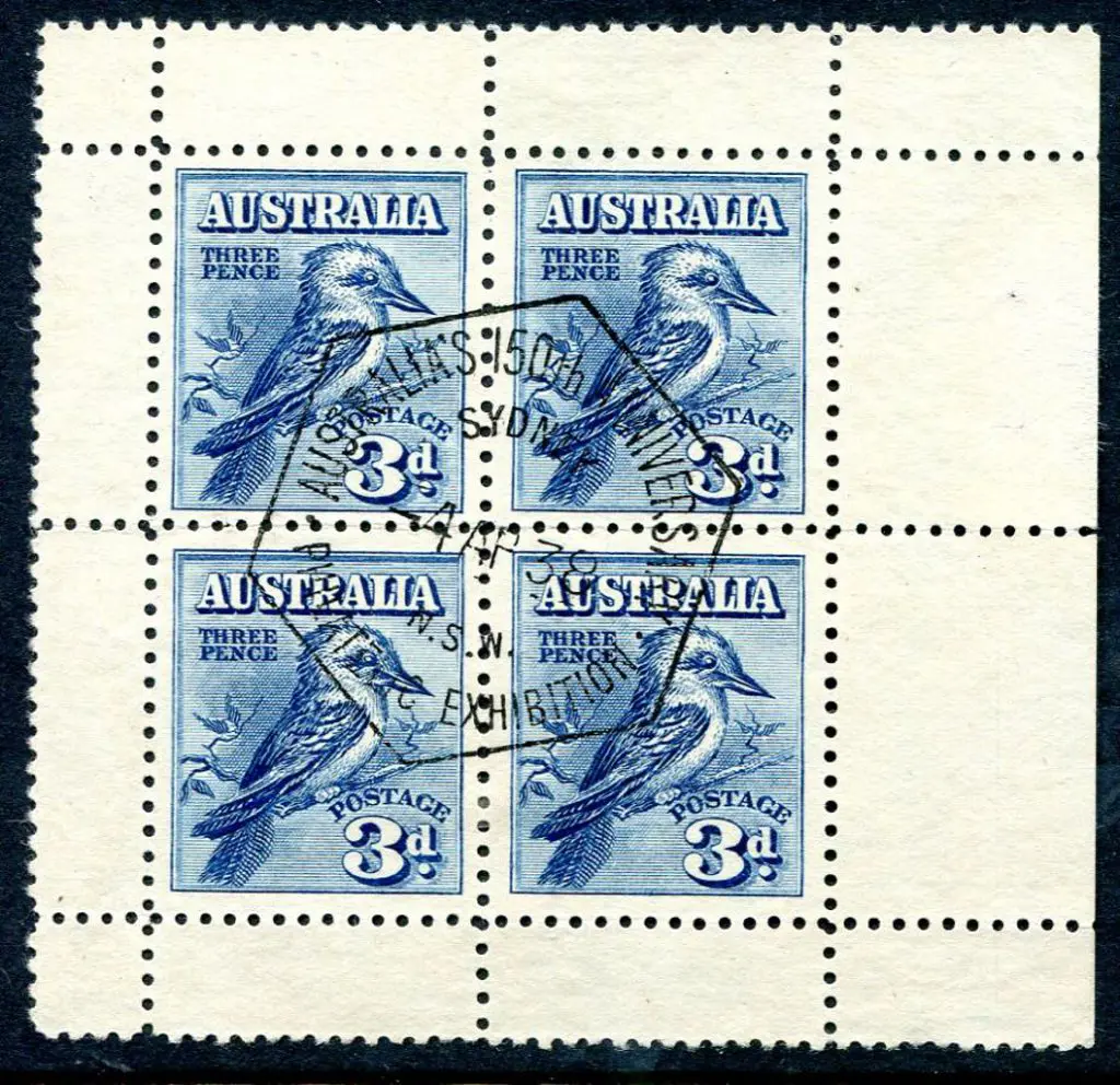 1928 Kookaburra Exhibition Miniature Sheet. Fine ... Image 1++