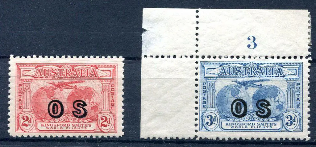 1929 3d green Airmail, type A top left plate ... Image 1++