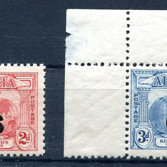 1929 3d green Airmail, type A top left plate ...