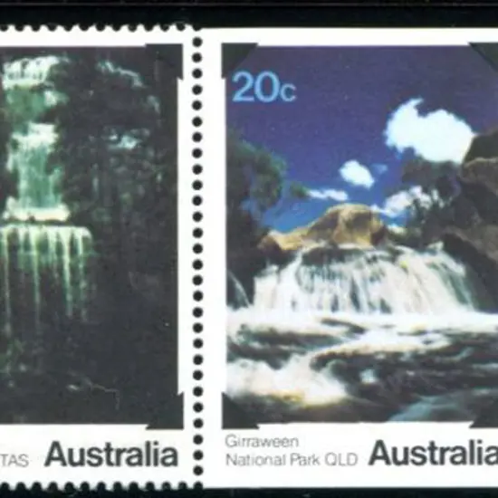 1979 20c National Parks horiz strip of 4 with ...