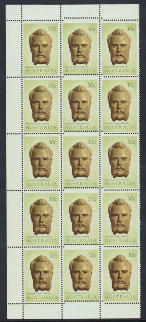 1983 30c Forrest from Explorers set in a left ... Image 1++