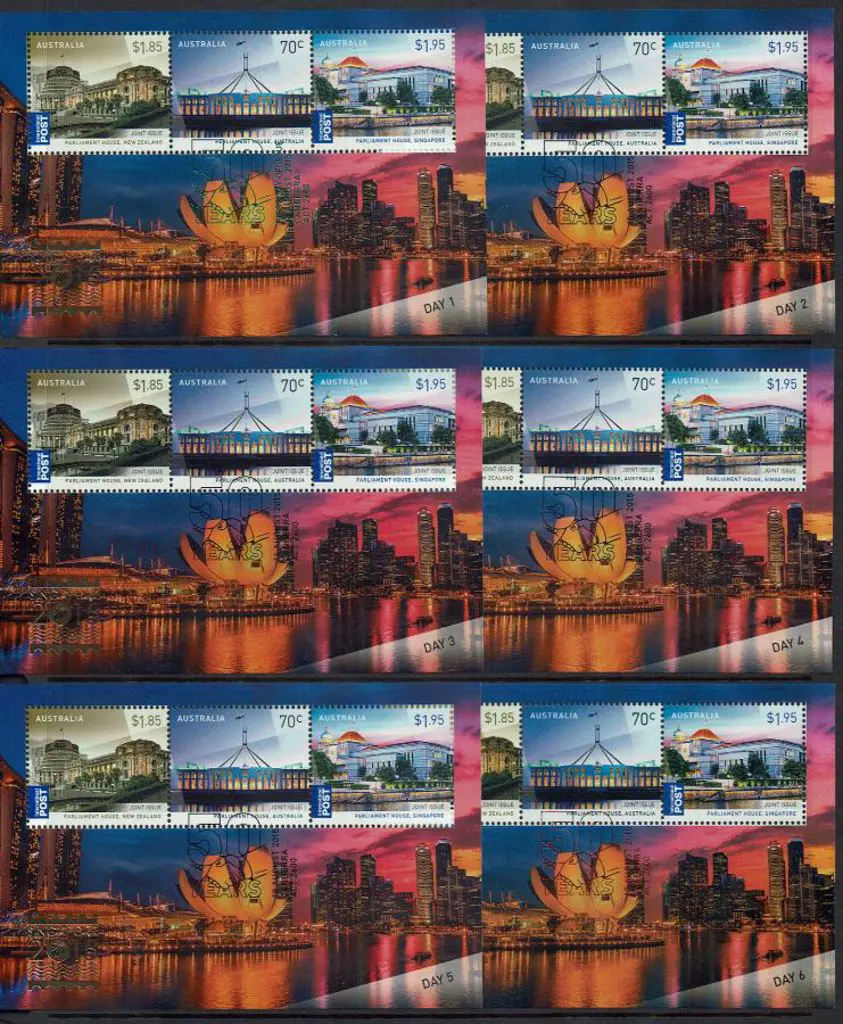 2015 Parliament Houses joint issue Miniature ... Image 1++