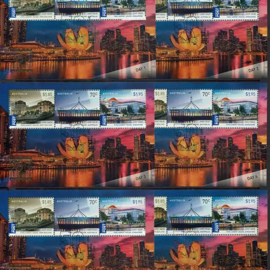 2015 Parliament Houses joint issue Miniature ...