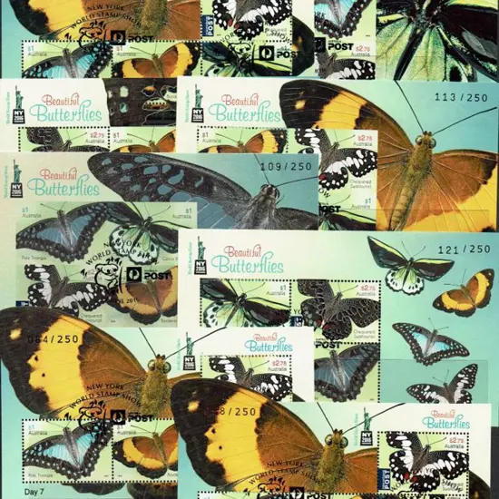 2016 Butterflies M/S set of 8 days with New York ...