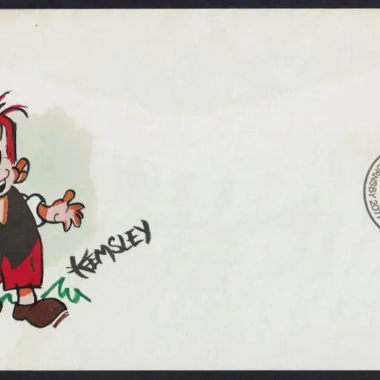 1985 (17th July) 33c Ginger Meggs hand illustrated ...