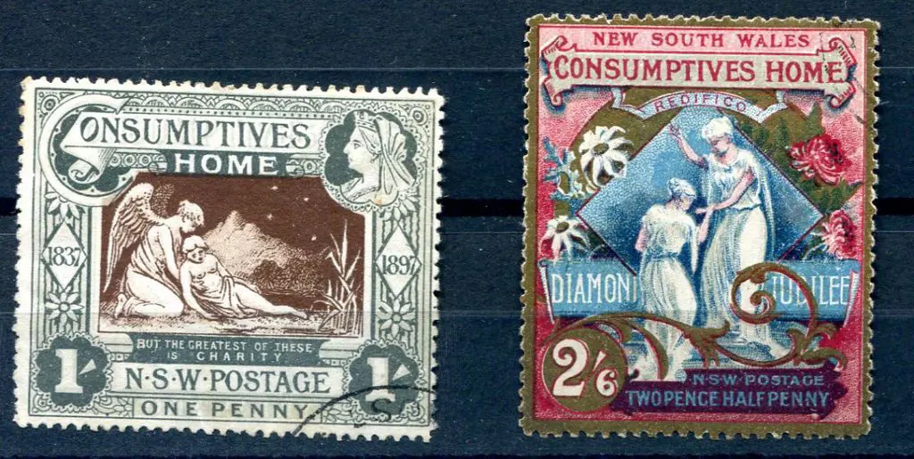 1897 Jubilee & Consumptive Homes Charity pair. ... Image 1++