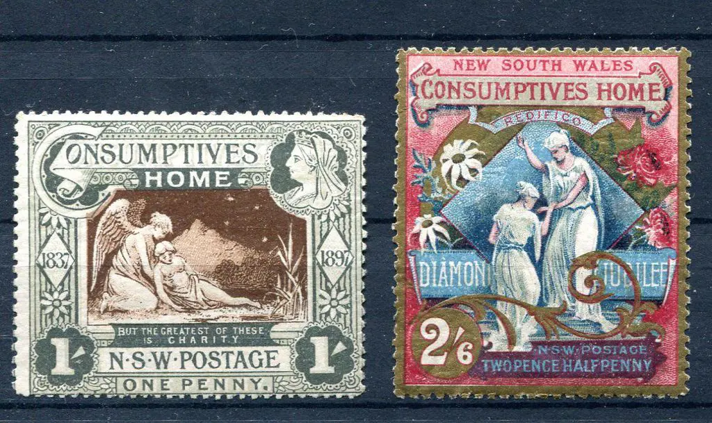 1897 Jubilee & Consumptive Homes Charity pair. ... Image 1++