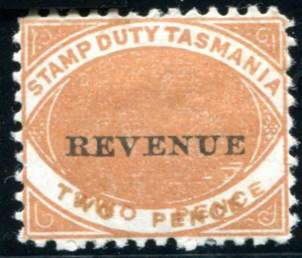 1900 2d Platypus with "Tas" wmk diagonally & perf ... Image 1++