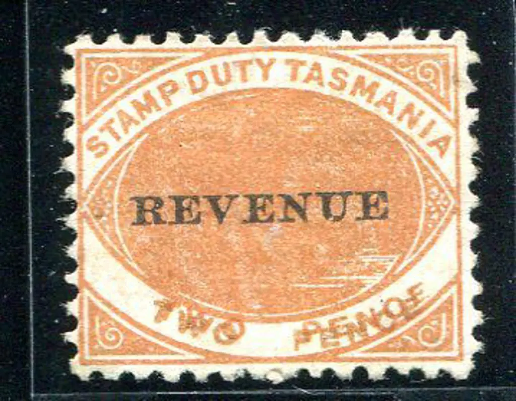 1900 2d Platypus with "Tas" wmk diagonally & perf ... Image 1++