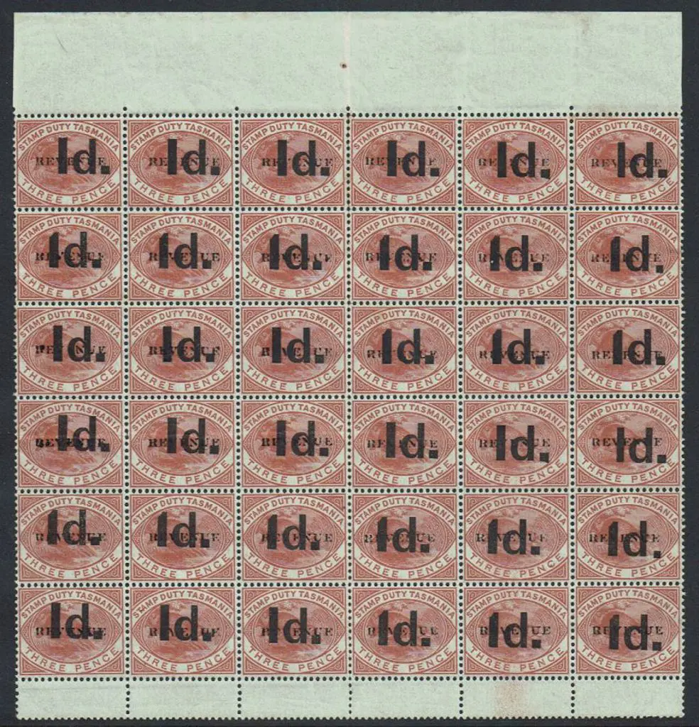 1900 3d Platypus, perf 14, DLR printing ovptd ... Image 1++