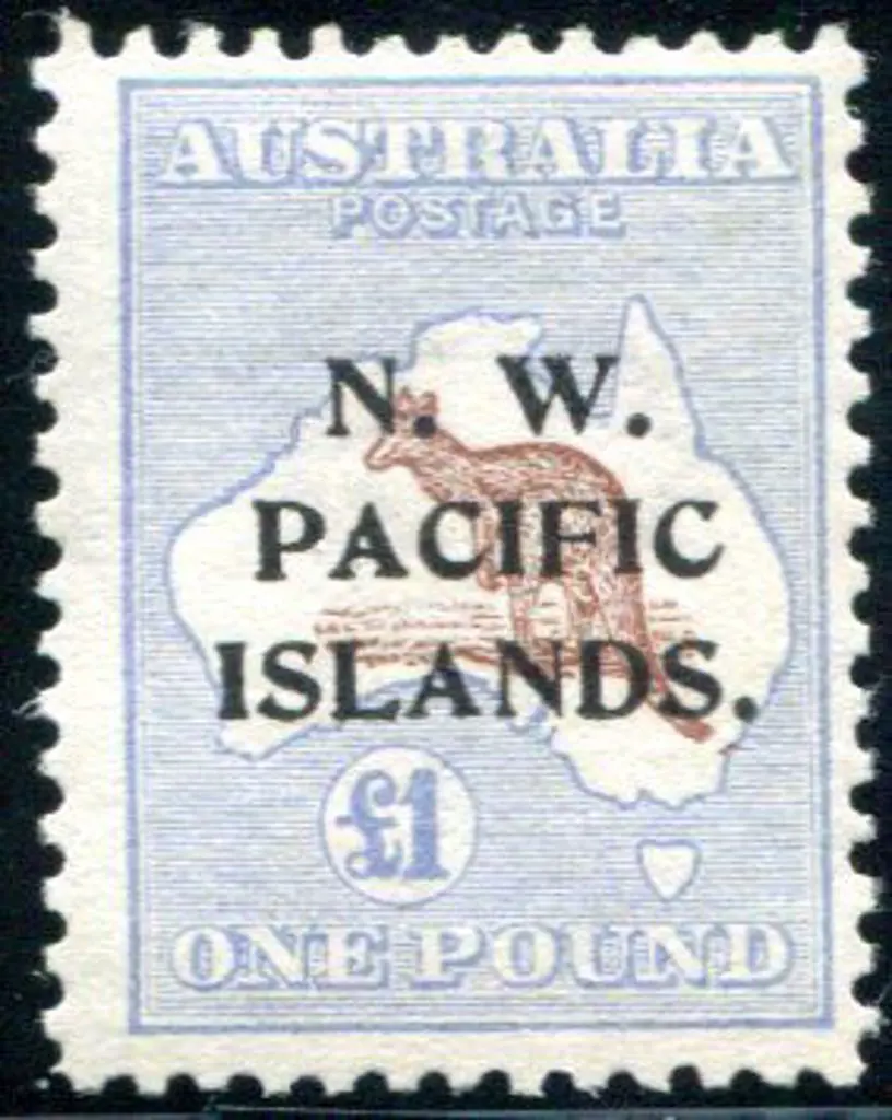 1915/16 £1 brown & light blue with "N.W.P.I." type ... Image 1++