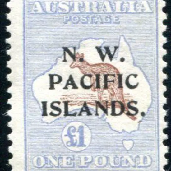 1915/16 £1 brown & light blue with "N.W.P.I." type ...