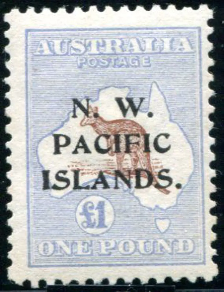 1915/16 £1 brown & light blue as above with " type ... Image 1++