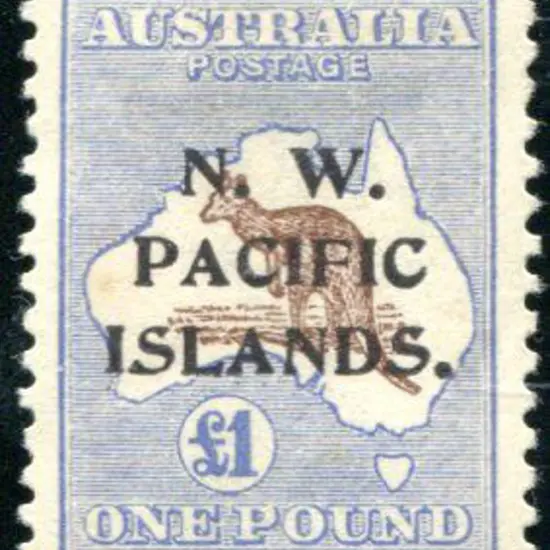1915/16 £1 chocolate & dull blue with "N.W.P.I. ...
