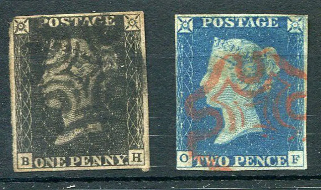 1840 1d black fined used with crisp Maltese Cross ... Image 1++