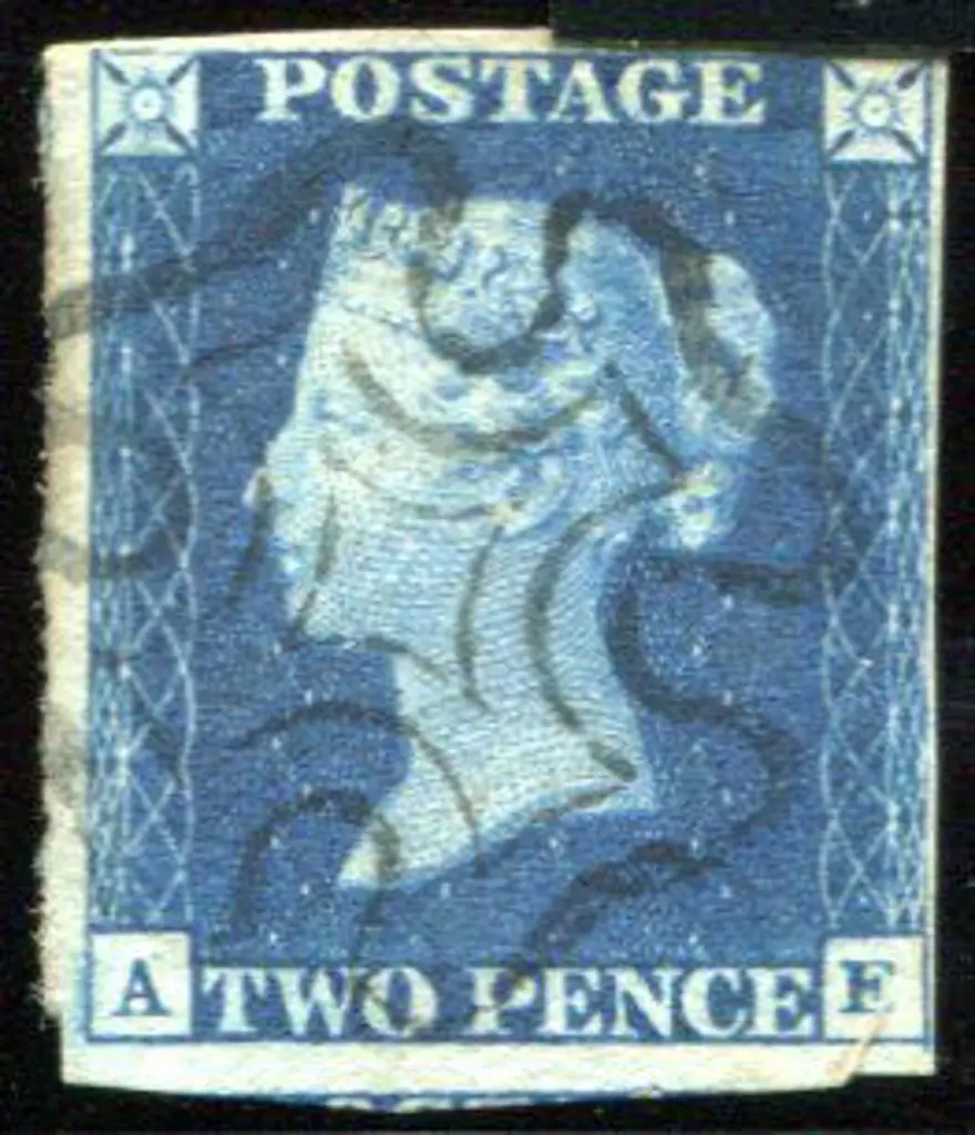 1840 2d deep full blue. Superb used with an almost ... Image 1++