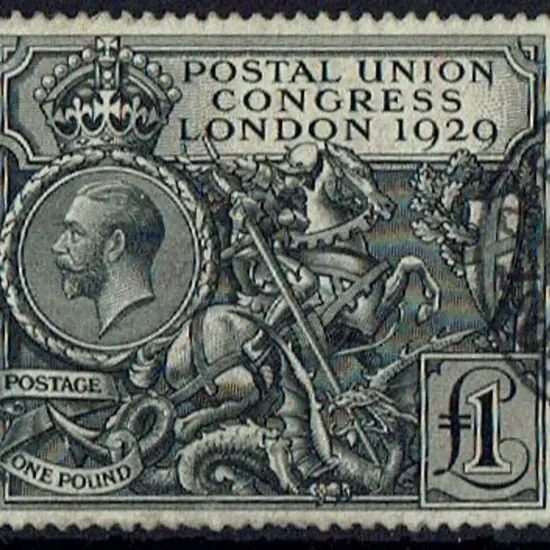 1929 £1 PUC. Fine used example with neat part cds ...