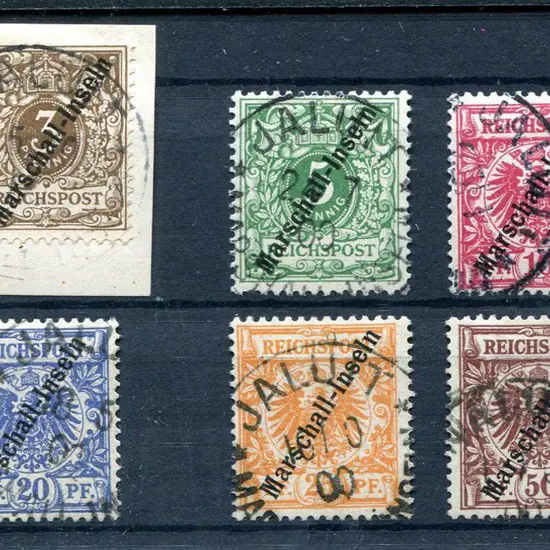 German Colonies-Marshall Islands 1889 "Marschall ...