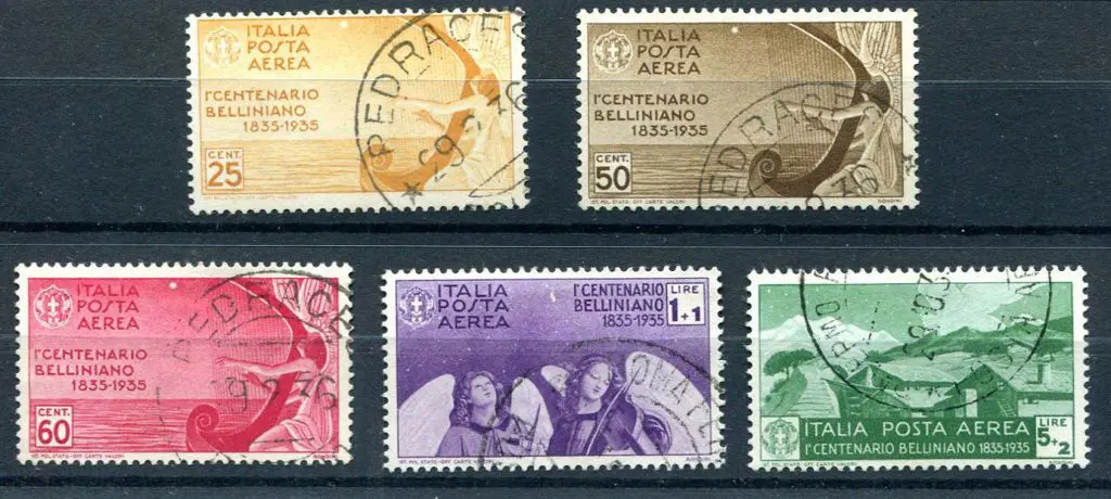 Italy 1935 Bellini Airs set of 4. Fine used. SG ... Image 1++