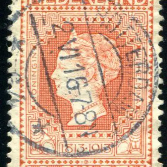 Netherlands 1913 10g Centenary with neat central ...