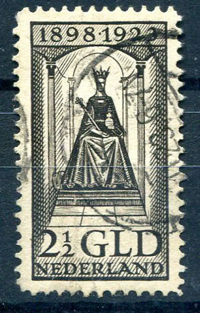 Netherlands 1923 2½g black Accession fine used. ... Image 1++