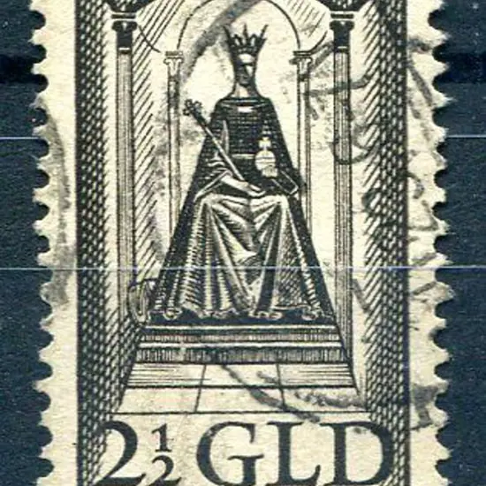 Netherlands 1923 2½g black Accession fine used. ...