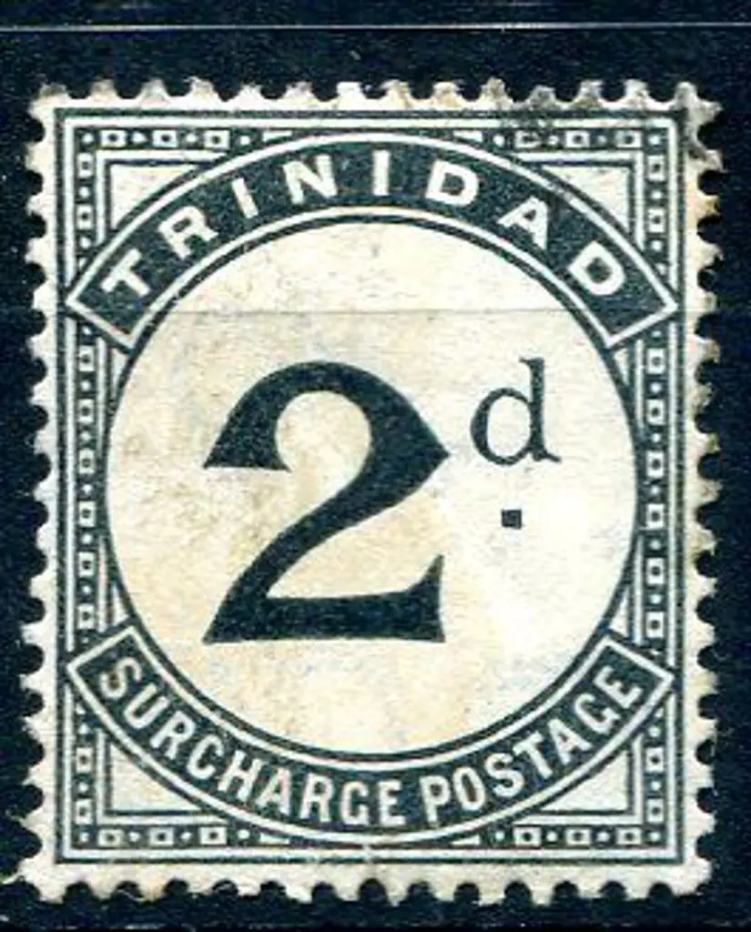 Trinidad 1905/06 2d Postage Due with inverted wmk. ... Image 1++