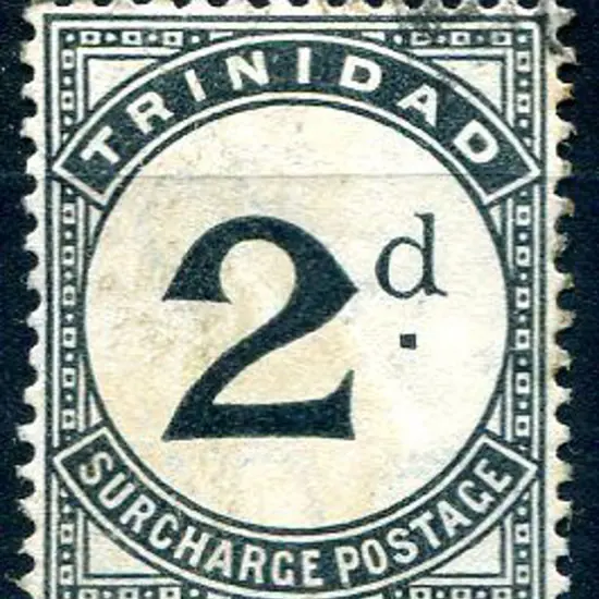 Trinidad 1905/06 2d Postage Due with inverted wmk. ...