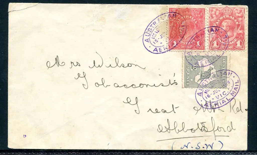 1914 (16th July) Melbourne to Sydney Australia's ... Image 1++