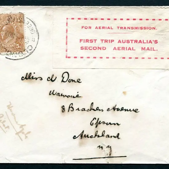 1922 (2nd Nov) ditto but with cover addressed to ...