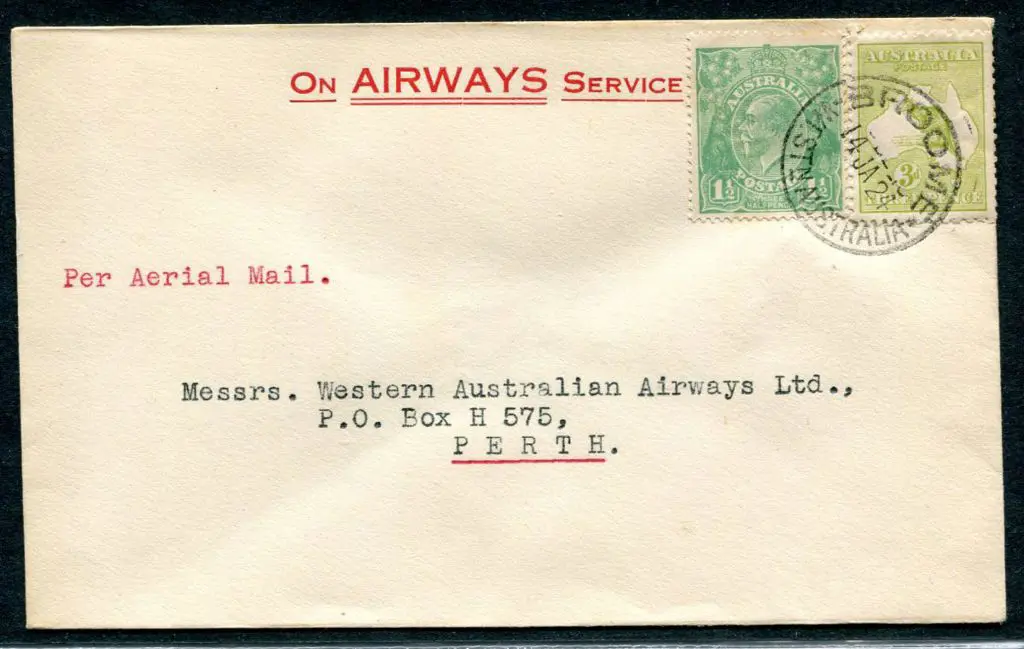 1924 (15th Jan) Broome to Perth on first North ... Image 1++