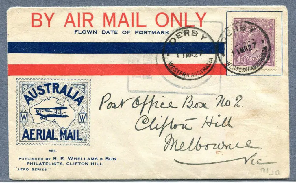 1927 (11th Mar) Derby to Perth by W.A.A. & ... Image 1++