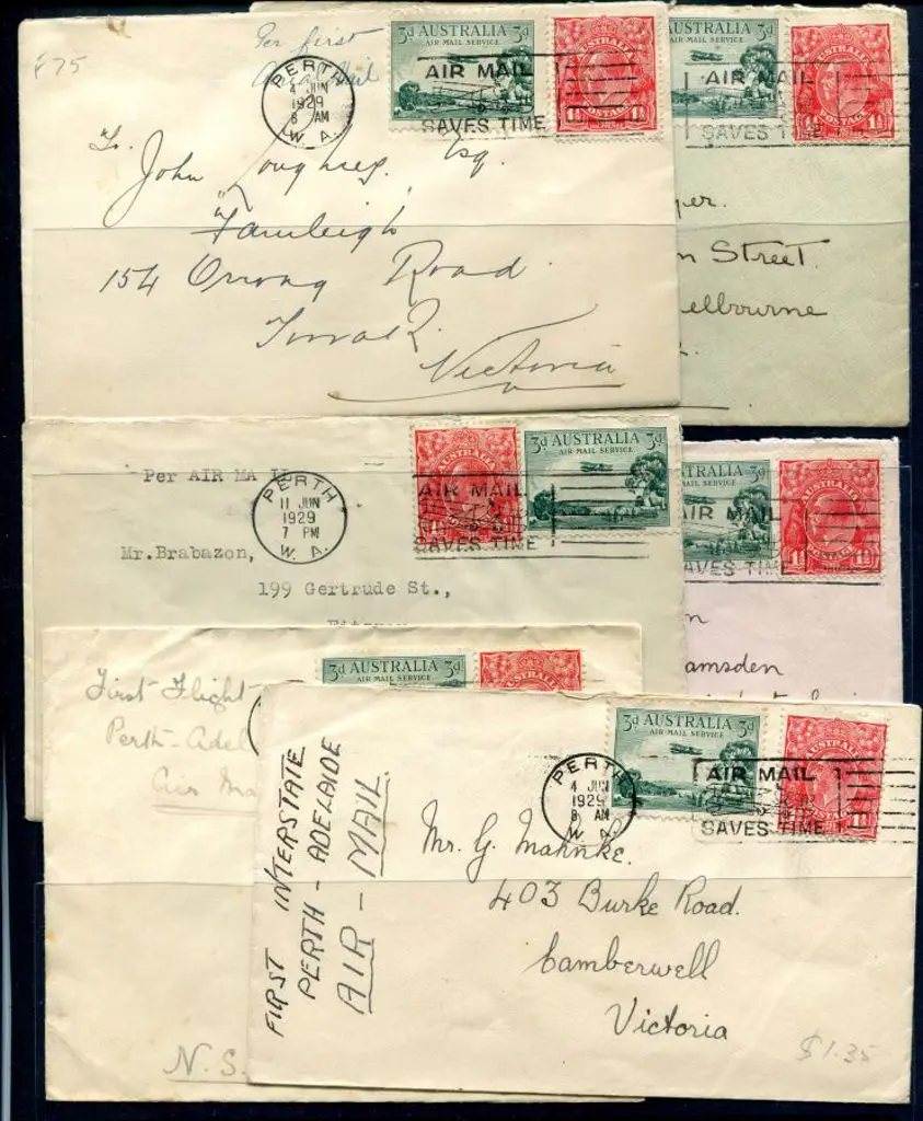 1929 (2nd June) Perth to Adelaide range of 20 ... Image 1++