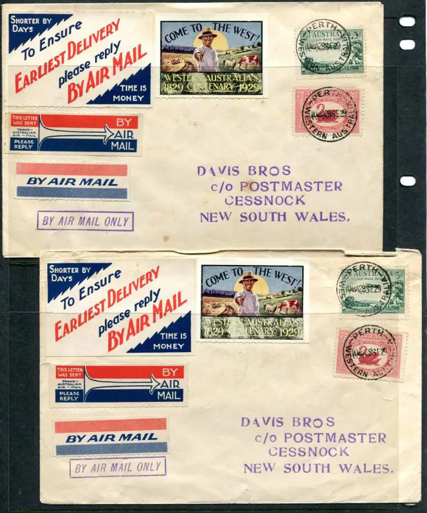 1929 (28th Sept) Perth to Cessnock by W.A.A. on ... Image 1++