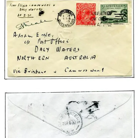 1930 (19th Feb) ditto originating in Brisbane on ...