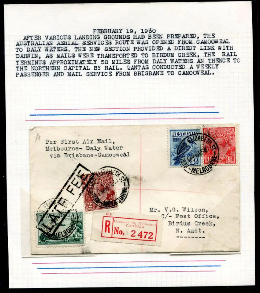 1930 (19th Feb) ditto but registered with 1½d KGV ... Image 1++