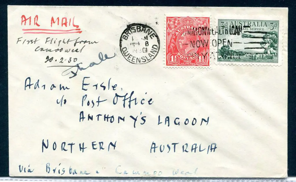 1930 (19th Feb) Camooweal to Anthonys Lagoon ... Image 1++