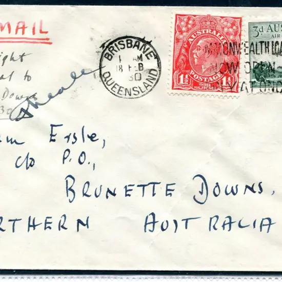 1930 (19th Feb) Camooweal to Brunette Downs on ...