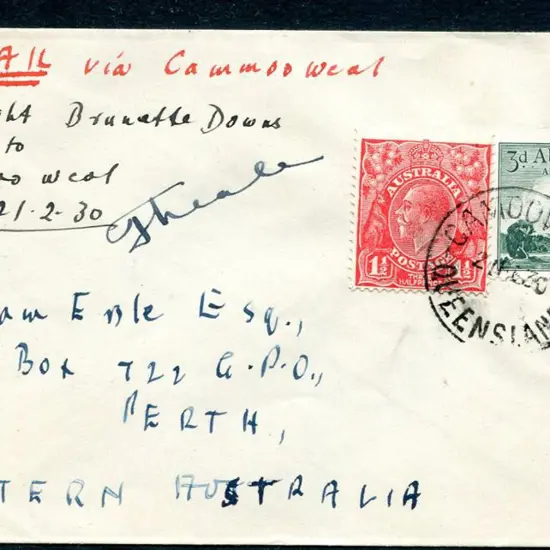 1930 (19th Feb) As above. AAMC 152a, Cat. $400