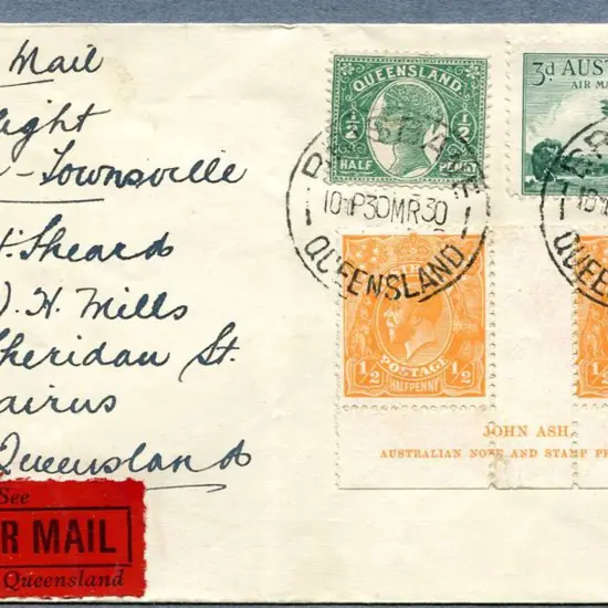 1930 (31st Mar) Brisbane to Townsville by ...