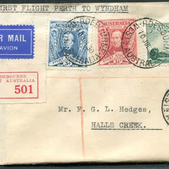 1930 (13th July) Roebourne to Hall's Creek. AAMC ...