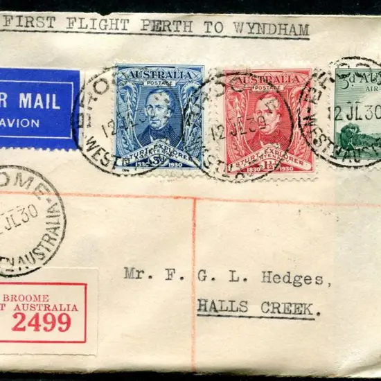 1930 (13th July) Broome to Hall's Creek. AAMC ...