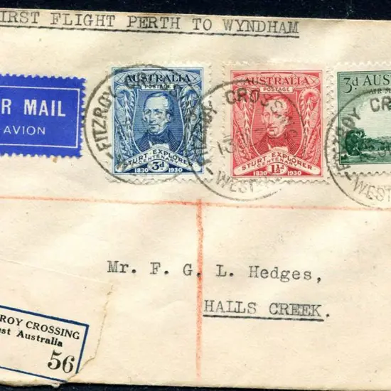1930 (13th July) Fitzroy Crossing to Hall's Creek. ...